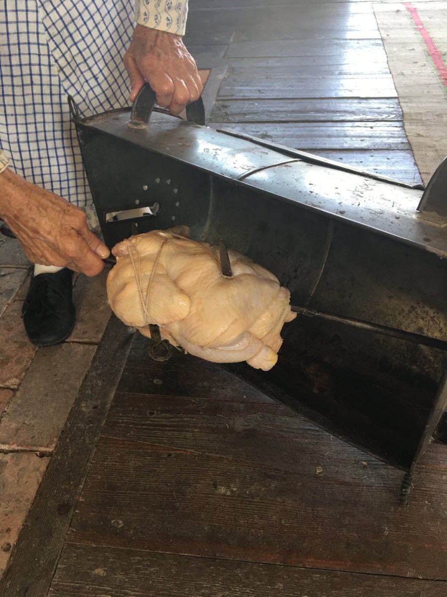 Place chicken in Tin Kitchen