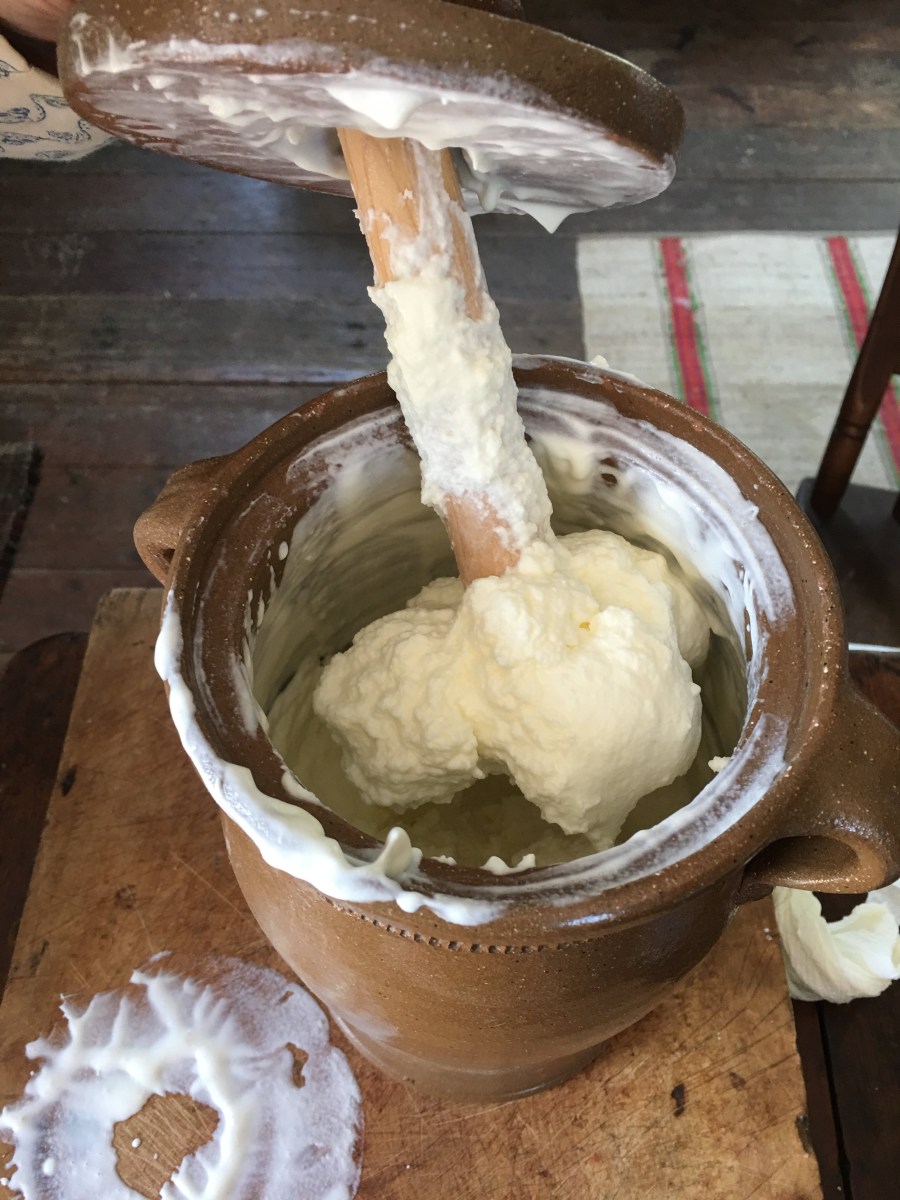 Stage 3 - turning into chunky butter like consistency