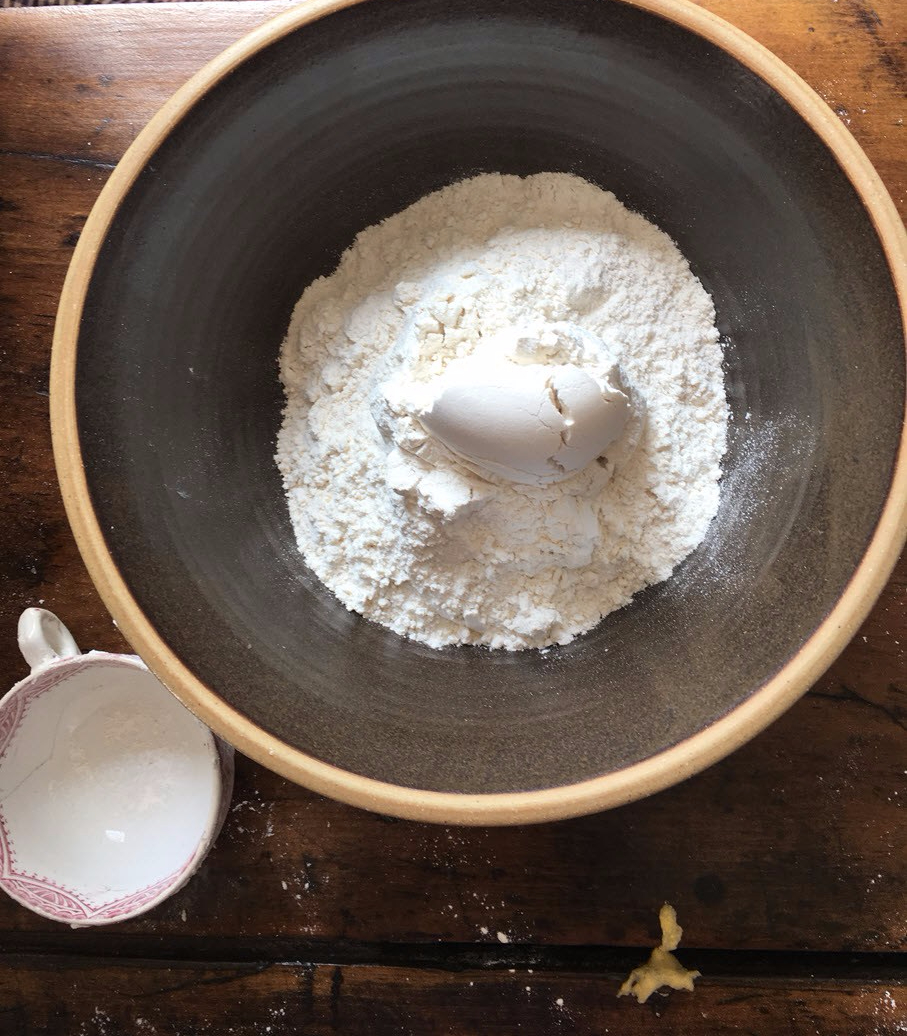 Sift dry ingredients